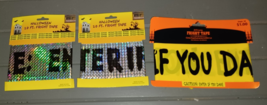 3 Packs Of Halloween Fright Tape Scary &#39;Enter if you Dare&#39; Each 20 Feet ... - $4.99