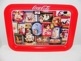 Vintage 1998 Coca Cola Multiple Advertising Images Metal Tray Guc - £19.92 GBP