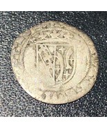 1544 Duchy of Lorraine Demi 1/2 Gros François I Silver Sword Medieval Ra... - $1,602.17 MXN