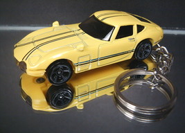 Yellow 1967 Toyota 2000 GT Key Chain Ring - £11.62 GBP