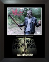 Jeffrey Dean Morgan The Walking Dead Custom Framed Signed Autograph Phot... - $244.25