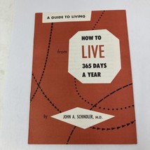 How to live 365 days a year guide 1956 GM Staff Brochure booklet pamphle... - $18.68