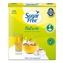 Sugar Free Natura Bas Calorie Edulcorants - 100 Sachet - £12.68 GBP