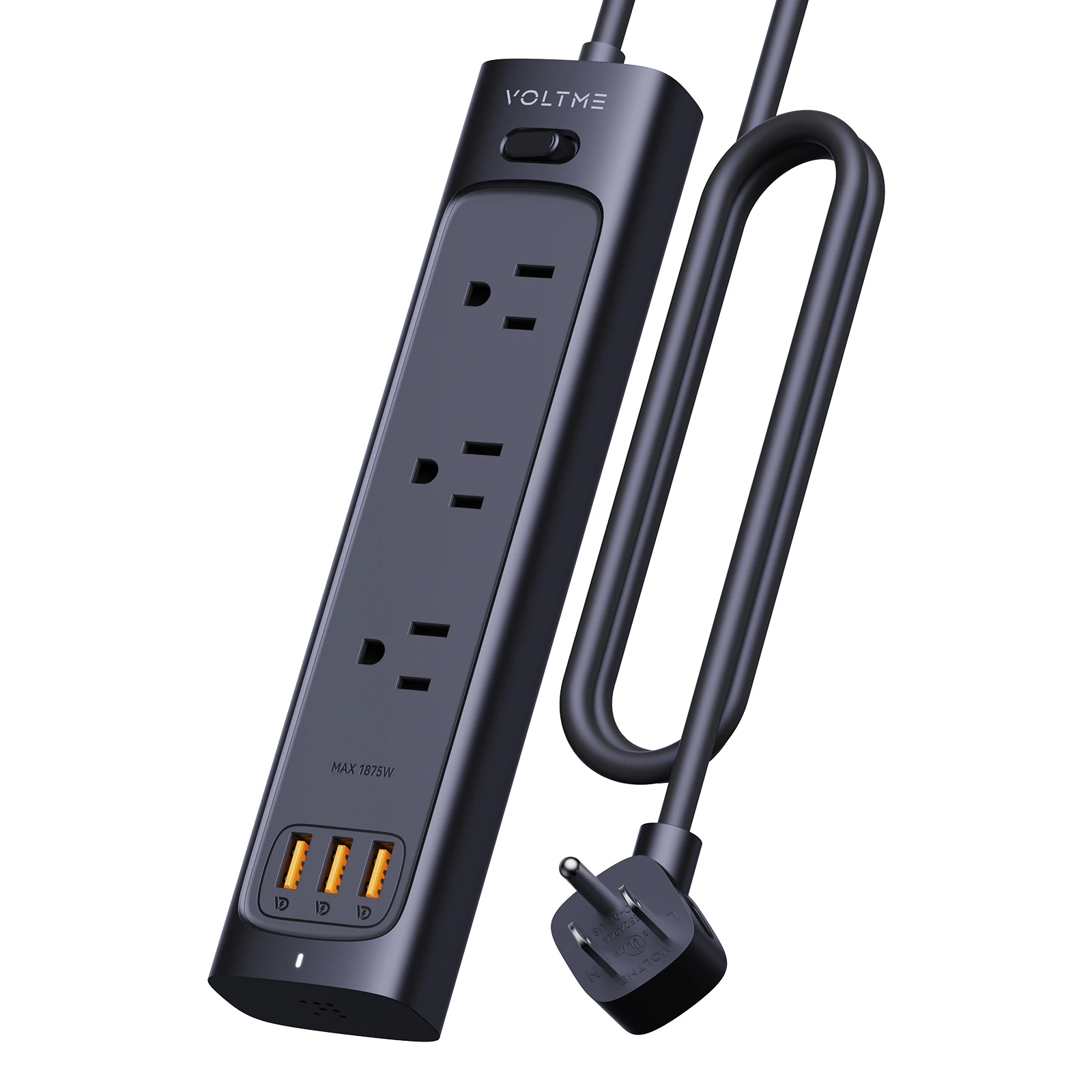 House Home VOLTME AO 18W Desktop Charger Power Strip Surge Protector Charging St - £62.64 GBP