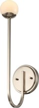 Wall Sconce KALCO BISTRO Mid-Century Modern 1-Light 3000K Bulb Polished Nickel - £342.92 GBP