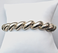 Italy Vintage 925 Sterling Silver San Marco Link Bracelet - £83.21 GBP