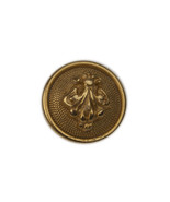 Vintage Louis Feraud Gold Color Metal Shank Replacement Button .60&quot; - £3.01 GBP