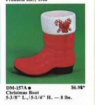 Santa Boot Ceramic Mold Duncan 157A NEW OLD STOCK? 5x5 - £39.52 GBP