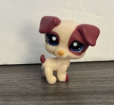 Littlest Pet Shop 1200 Jack Russell Puppy Dog Red Ivory LPS - $6.35
