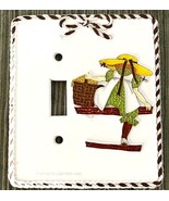 Vintage American Greetings Holly Hobbie Switch Plate Cover 5&quot; Tall - $10.72 CAD