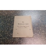 The Westminster Guild First Presbyterian Church McDonald PA 1920 - $48.59 CAD