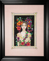 SALE!!!!! Complete xstitch Materials MD186 CAMILLE IN BLOOM by Mirabilia... - $94.04