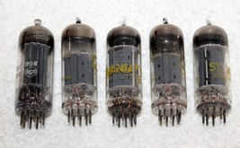 5- Vintage Used Type 6CG7 Audio Vacuum Tubes ~ Worn Markings ~ Test VG - £55.94 GBP