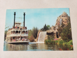 Vintage Disneyland Postcard - The Mark Twain River Boat -Walt Disney Productions - £14.94 GBP