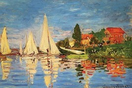 Regatta At Argenteuil by Claude Monet - Art Print - £17.57 GBP+