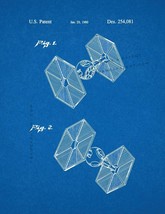 Star Wars TIE Fighter Patent Print - Blueprint - £6.34 GBP+