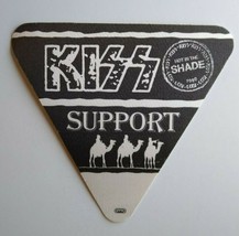 KISS Hot In The Shade Cloth Fabric Backstage Pass Original Hard Rock 1990 Black - £18.02 GBP