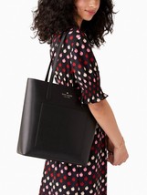 NWB Kate Spade New York Daily Large Tote Black Saffiano K8662 $359 Dust ... - $138.58