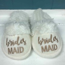 Bridesmaid fluffy slippers women’s size XS 5/6 - £20.18 GBP