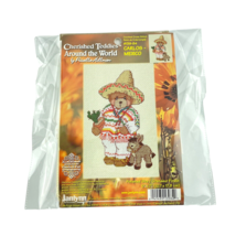 Janlynn Cross Stitch Kit Carlos Mexico Cherished Teddies Around The Worl... - $17.30