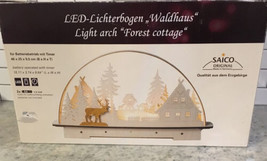 Saico Original Light Arch Forest Cottage LED Germany 18.11” X 3.74”x9.94” - $137.19