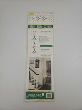Home Decor Stencil Ease HV-10 Hancock Border New &amp; Sealed With Instructions - £9.19 GBP