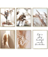 Hoozgee Botanical Wall Art Prints Set Of 6 Canvas Art Wall, 11&quot;X14&quot; Unfr... - £30.48 GBP