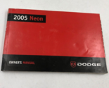 2005 Dodge Neon Owners Manual Handbook OEM J03B43005 - $14.84