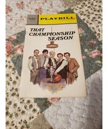 PLAYBILL Magazine That Championship Season Oct. 1972 - $112.71 MXN