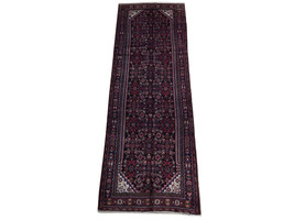 11 ft Black Runner Tribal Woolen Carpet Runner 43 x 126 in Hand-knotted - £559.00 GBP