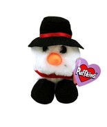 Puffkins Flurry Snowman Bean Bag Plush 4&quot;  Ages 3+ Tags 1997 Style 6669 - £4.63 GBP