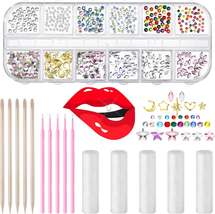 377 Pieces Tooth Gem Kit Tooth Jewelry Kit DIY Fashionable Tooth Ornaments Artif - £22.63 GBP