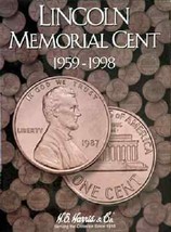 Lincoln Memorial Cents Coin Folder Album #1, 1959-1998 by H.E. Harris - €8,30 EUR