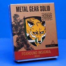 Metal Gear Solid FOXHOUND Liquid Snake Insignia Ingot Emblem Figure Stat... - $54.99