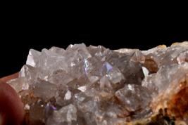 Anandalite  Rainbow quartz, Aurora quartz  multi flash iridecent crystal #6213 - £175.64 GBP