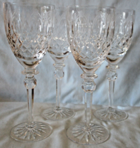 Rogaska Queen Tall Water Goblet Glass 9 1/4&quot;, Set of 4 - $88.10