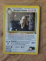 Pokemon TCG Gym Challenge. Giovanni&#39;s Persian. Holo Rare. NICE SHAPE. 8/132 - $39.59
