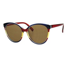 Mujer Gafas de Sol Moda Clásico Chic Redondo Mariposa Marco UV 400 - £9.73 GBP