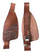 Horse Western Adult Tooled Leather Replacement Saddle Fenders 5223 - $64.34+