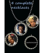 XXXTentacion necklaces necklace photo picture lot of 4 RIP rapper memorial - £7.77 GBP