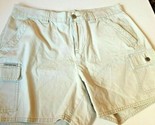 Women&#39;s Calvin Klein Tan Beige Walking Shorts Pockets Size 10 Cotton   0... - $6.88