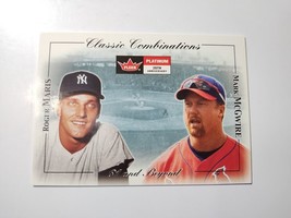 2001 Fleer Platinum Classic Combinations #36 Roger Maris Mark McGwire 0165/2000 - £3.04 GBP