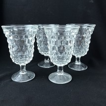 Set Of 4 Vintage Fostoria American Clear #2056 Low Water Goblets 5 1/2” B4 - £25.74 GBP