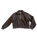 Varley Roselle Half-Zip Fleece Sweater Pullover Dark Brown Size Small Wo... - €67,00 EUR