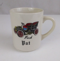 Vintage Mount Clemens Model T Ford Pat Personalized 3.5&quot; Coffee Cup Mug - £7.86 GBP