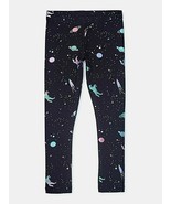 Wonder Nation Girls Tough Cotton Leggings Size X-SMALL (4-5) Space Unicorns - $212.30 MXN