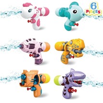 6 Pack Animal Water Gun For Kids, Water Blaster Squirt Guns And Pump Super Water - $24.99