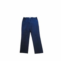 J.Jill Chino Ankle Pull-On Pants Size 8 Navy Blue  Elastic Waist Stretchy - £22.90 GBP
