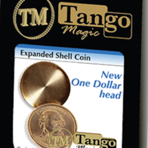 Expanded Shell New One Dollar (Head) (D0122) by Tango Magic - Trick - £29.42 GBP