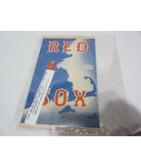 1956 Boston Red Sox Score Card Program (vs. Chicago White Sox) Empty Blank - £23.58 GBP